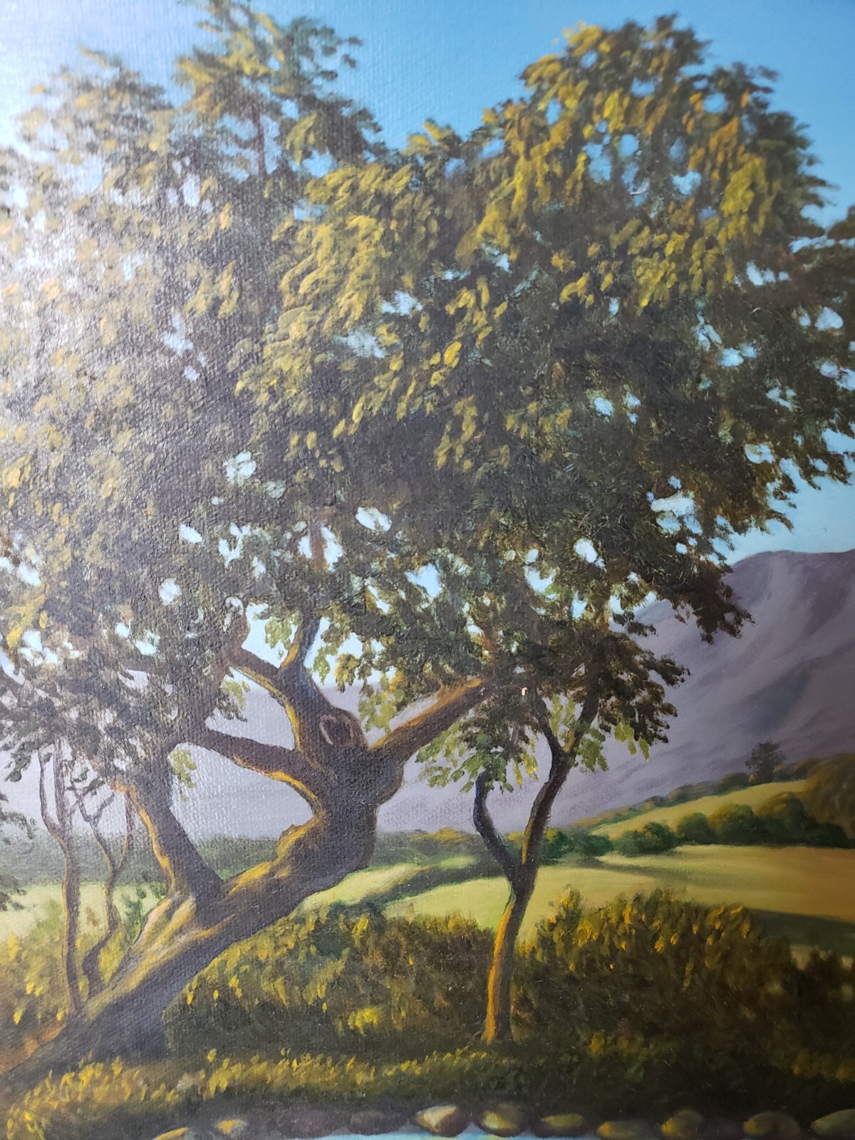 Anya Sharaeff Oil Painting Hanson’s Pool Charles Becker Student Vintage