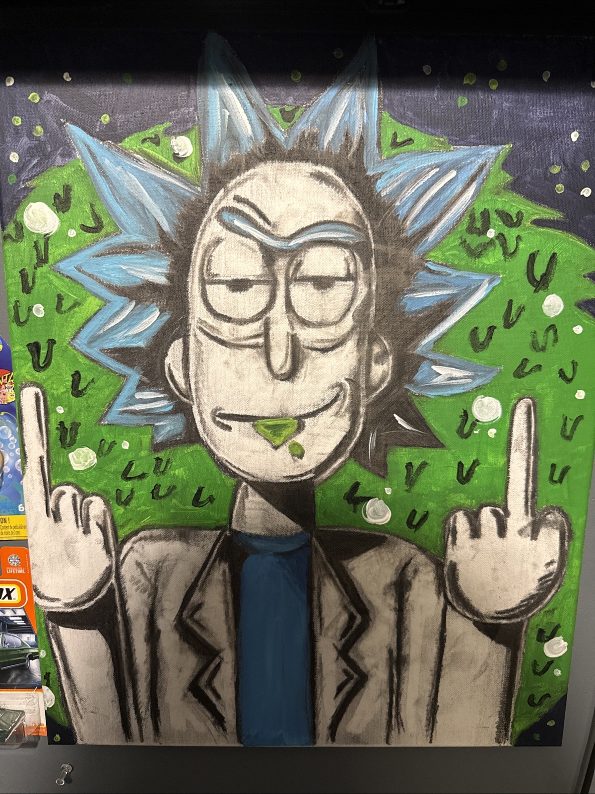 Rick And Morty painting