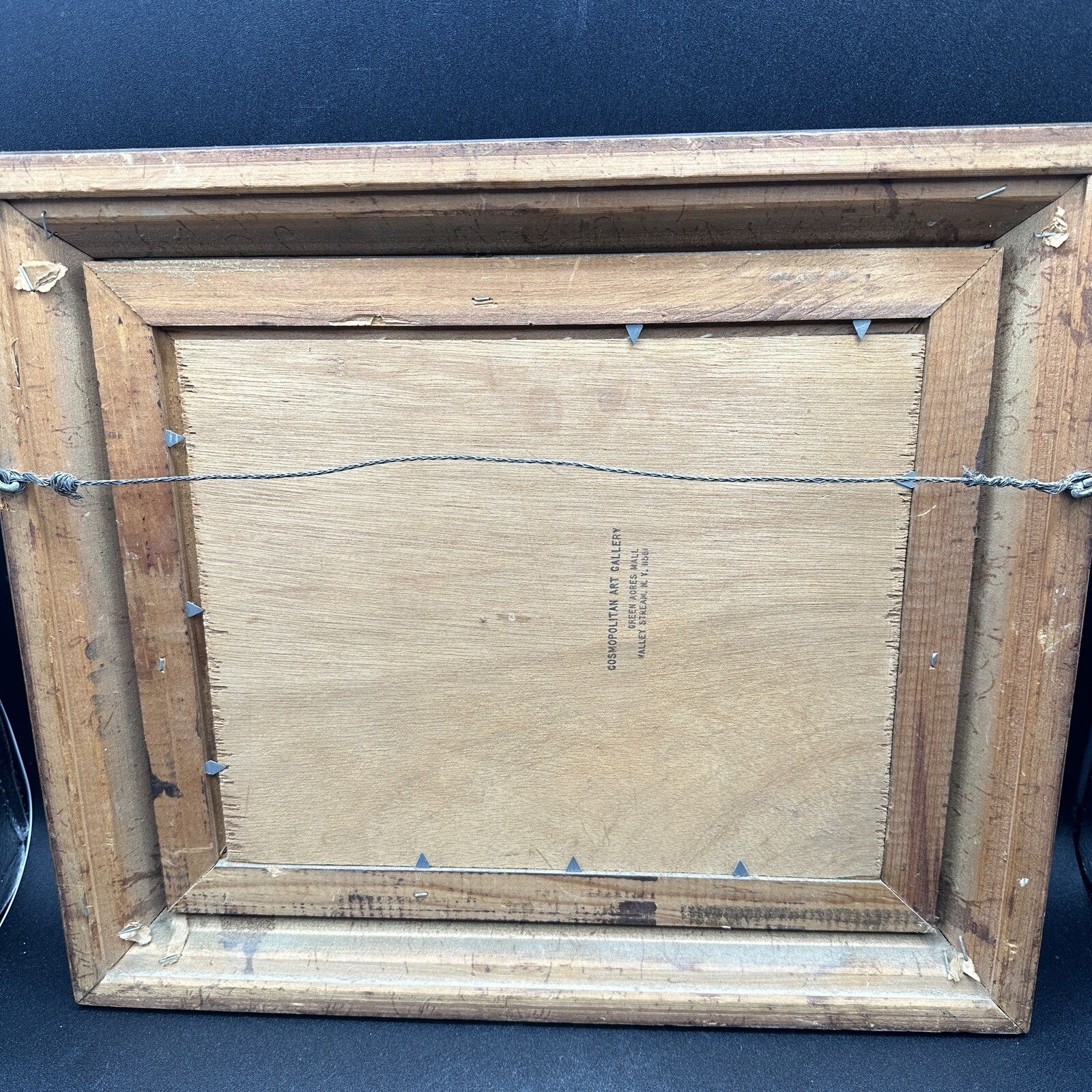 Vintage Framed Still Life Fruit Painting Signed Kingsley Gold Frame Wall Art