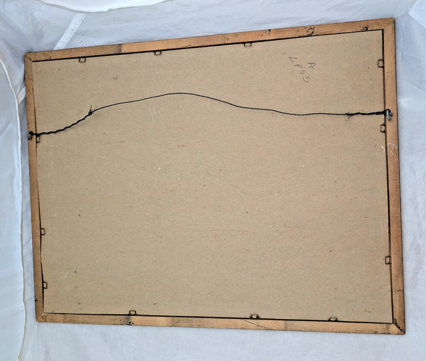 Vintage Signed Pencil Drawing Old Sturbridge Village Farm Framed 17×13