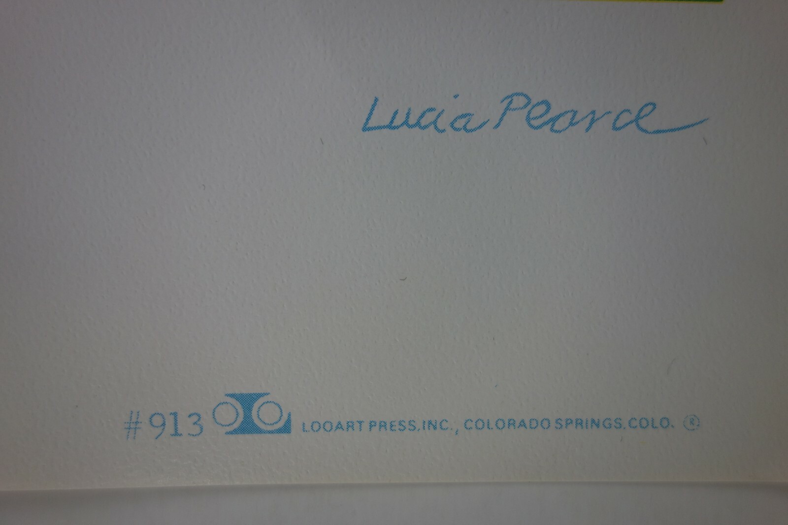 1968 Imagination Poster Lucia Capacchion Pearce LooArt #913 USA Peace Signed Art