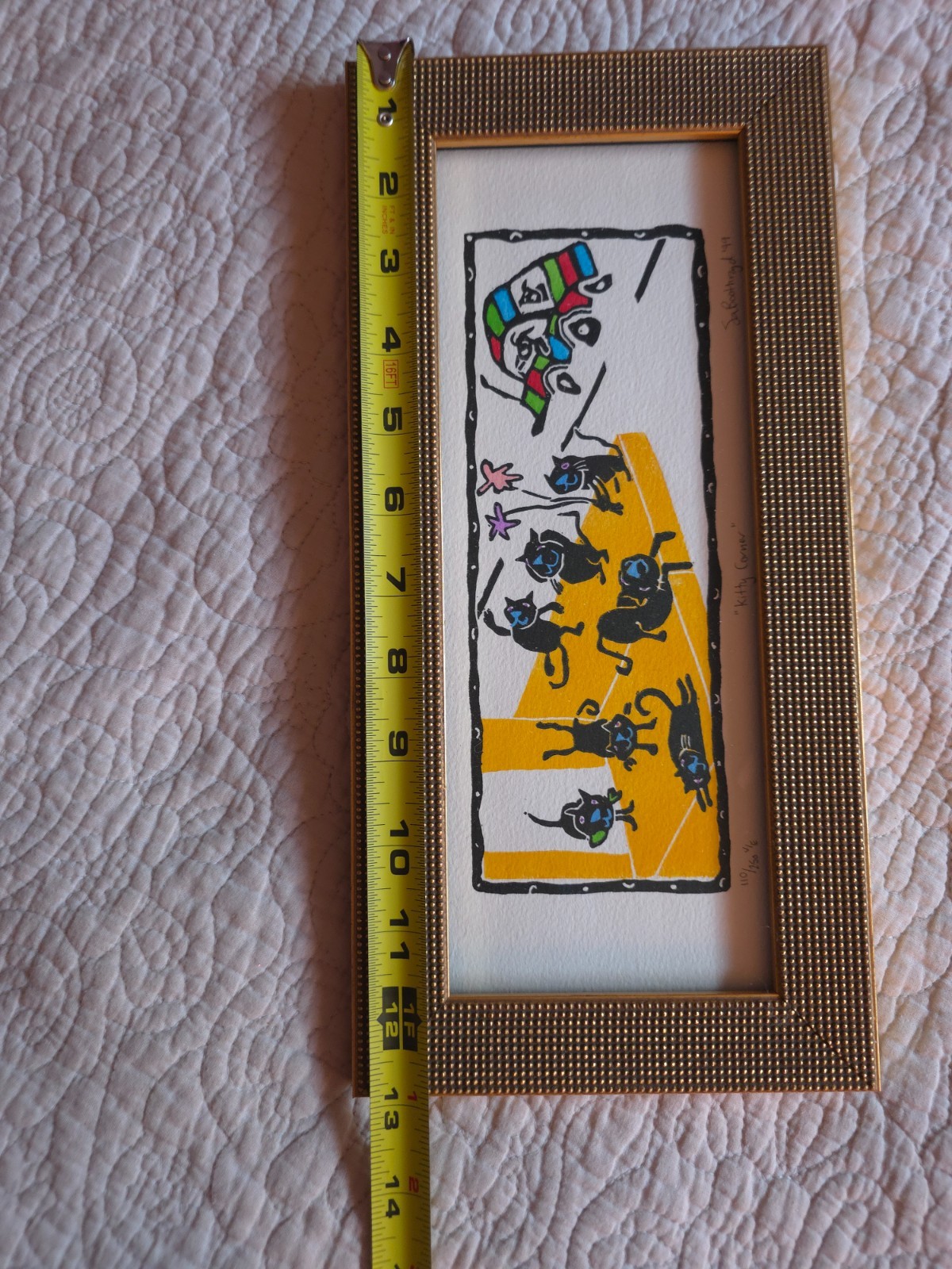 «Kitty Corner» Original Artwork By Sa Boothroyd ’99 Letter to Buyer From Sa