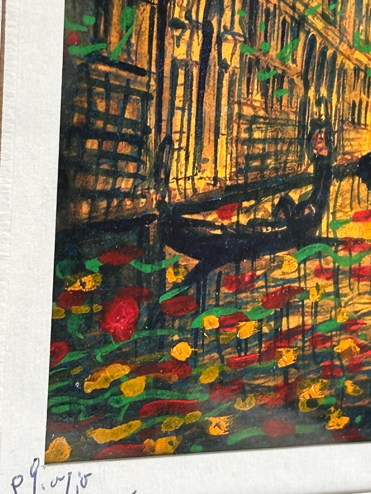 Small Contemporary Abstract Original, ‘Le pont des soupirs’ The Bridge of Sighs