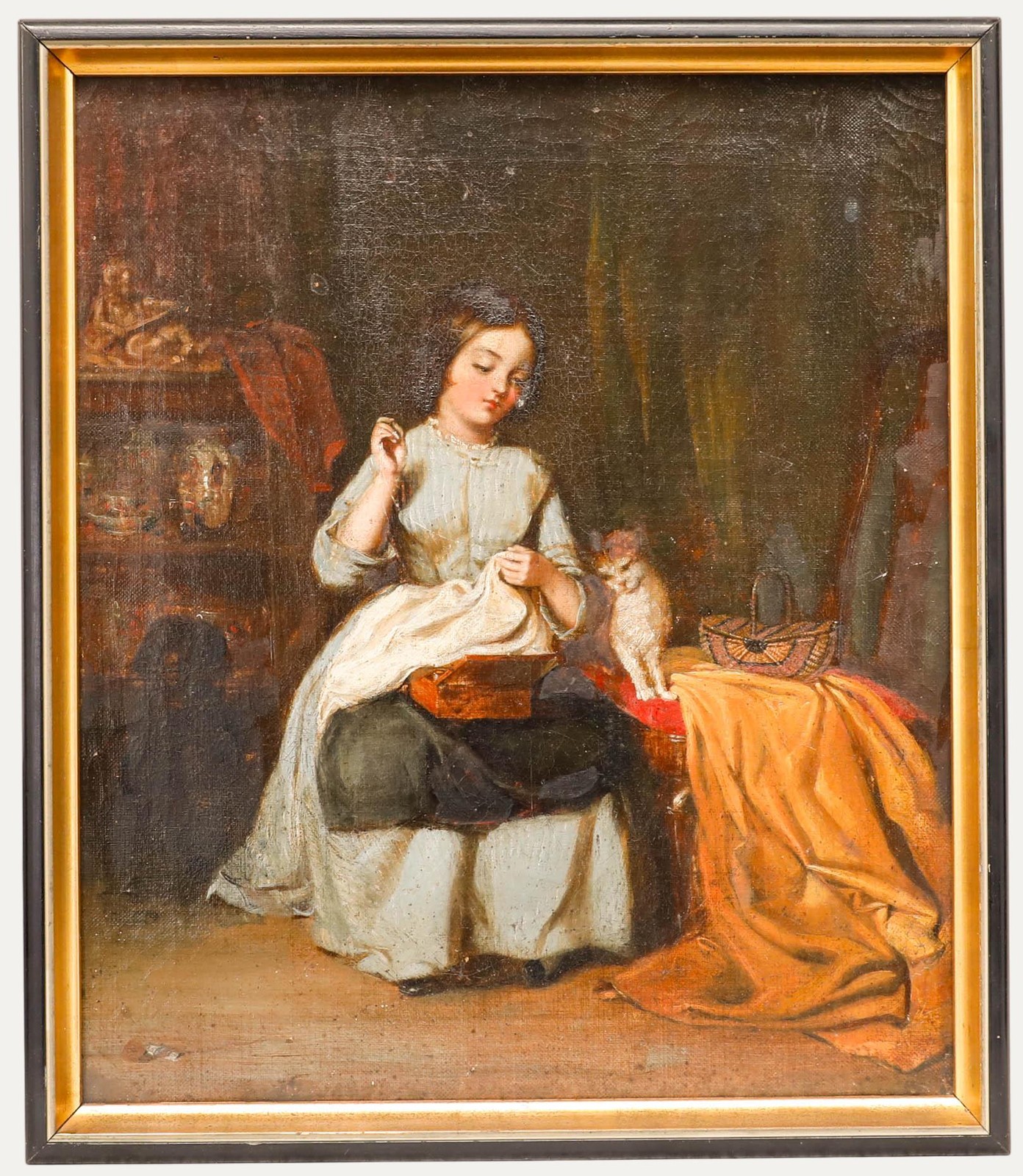 Circle of Joseph Moseley Barber (1811-1889) – 19th Century Oil, Quiet Company