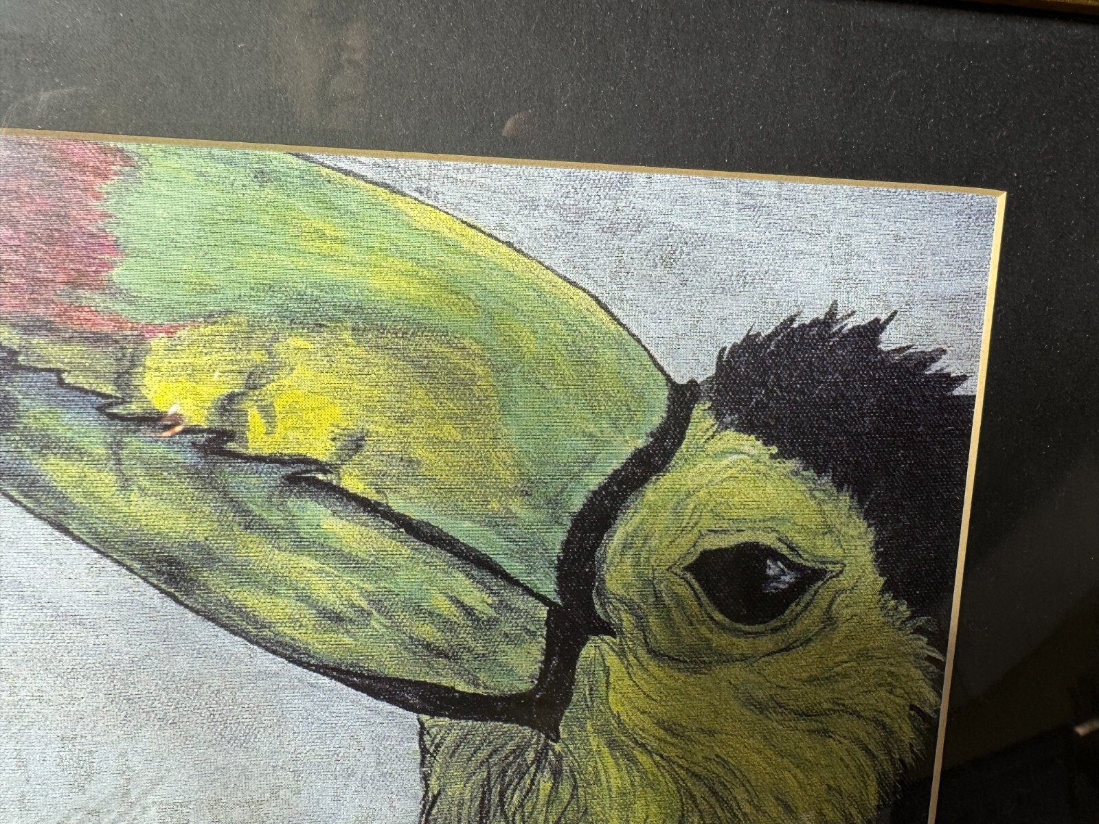 Elizabeth Whitaker «A Toucan Scene» Mixed Media Painting – Signed And Framed