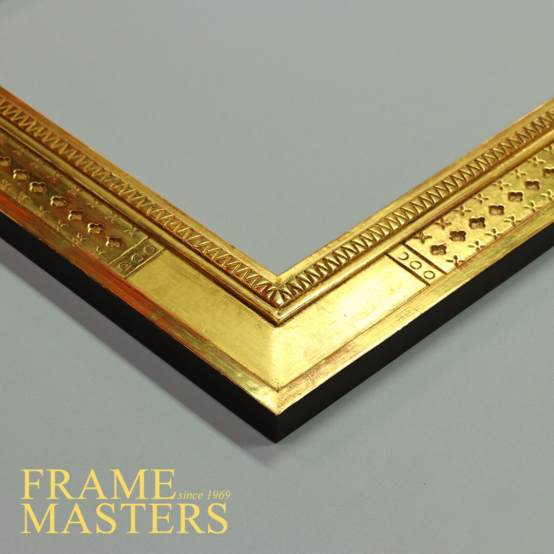 14 x 18 – 16 x 20 Bucks County Hand Carved Picture Frame Gilded in 22k Gold Leaf
