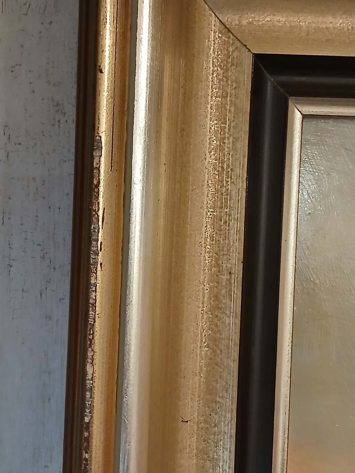 Vintage R. Schneider Signed Original Oil Painting With Wooden Frame 24.5″ X 29″