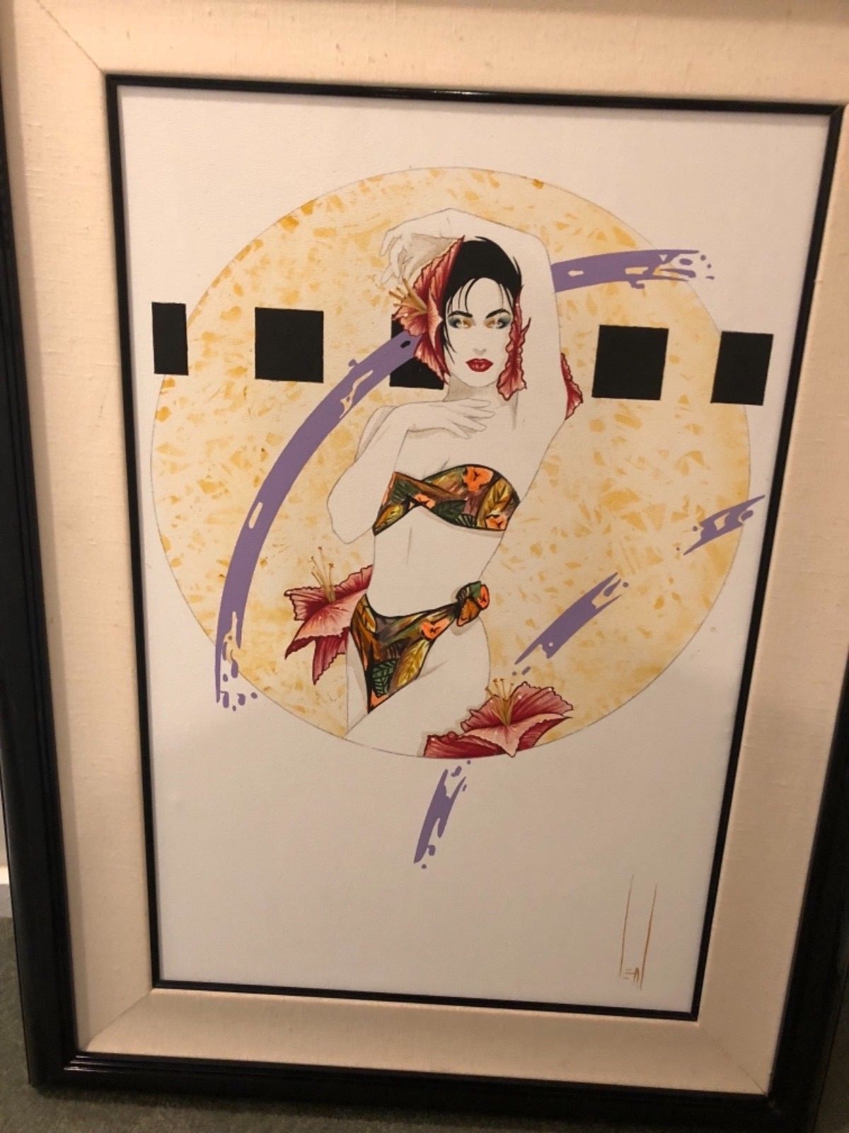 Steve Leal acrylic on Canvas Original One Only painting hand signed 20 x 30 Rare