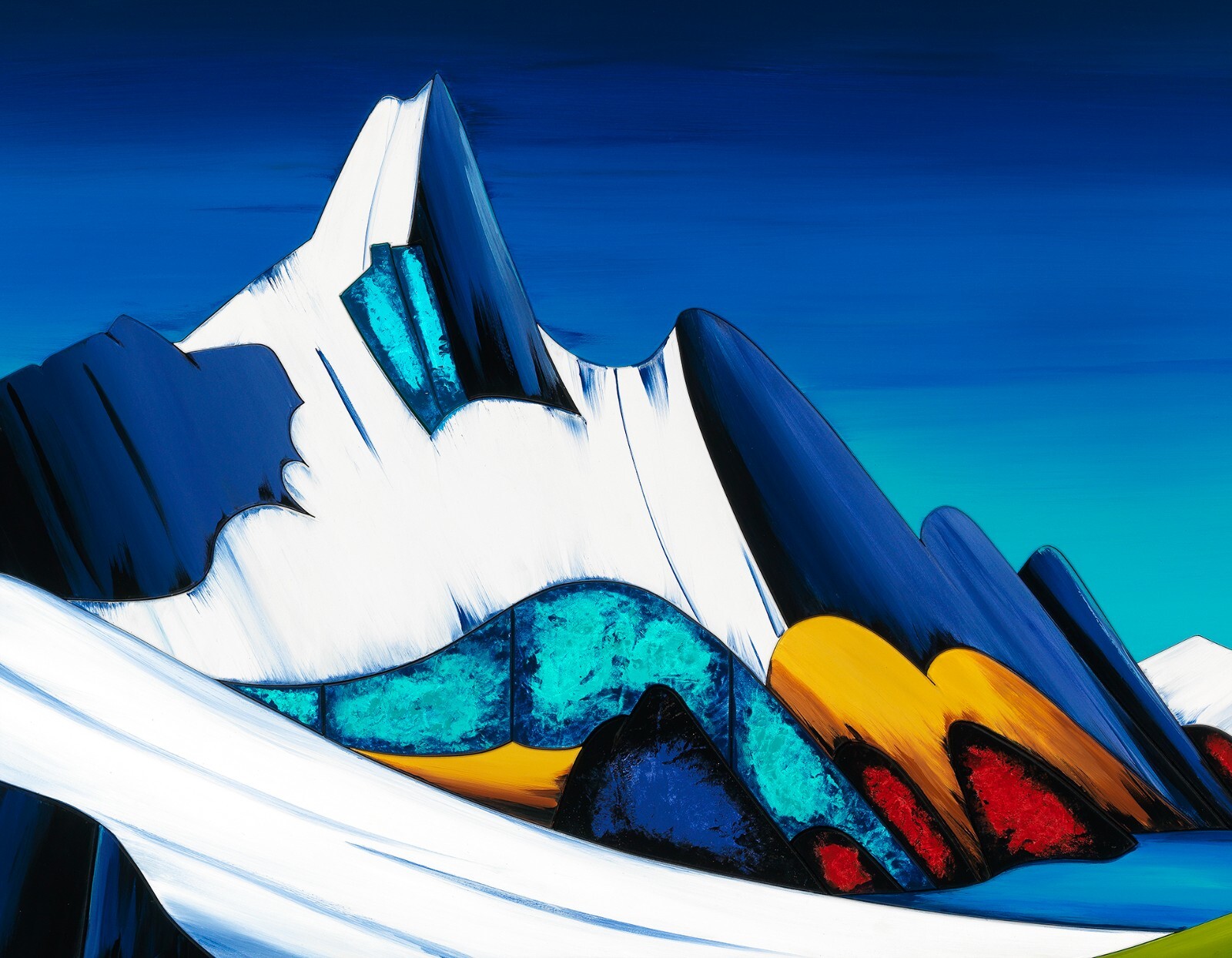 Fraser Mcgurk » Mount Robson » Canvas Collectible Alberta Art Canmore Mountains