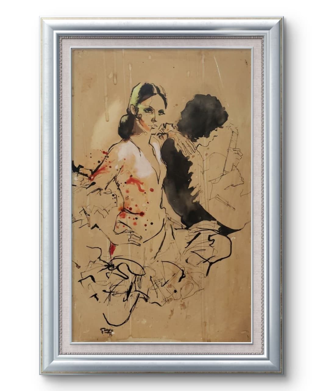 FINE painting by Miguel Gayo 1973 – celebrities / Spanish Flamenco