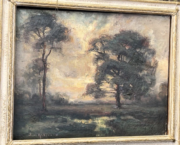 June Ruteledge, 1950’s, “Summer In The Marsh,” 32×36”