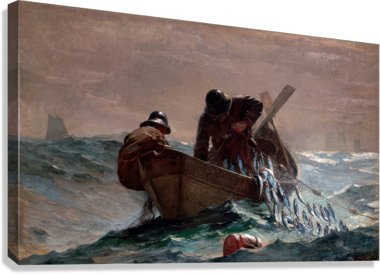 Winslow Homer Herring Painting Net Reproduction – Giclee Canvas/Paper/Stretched