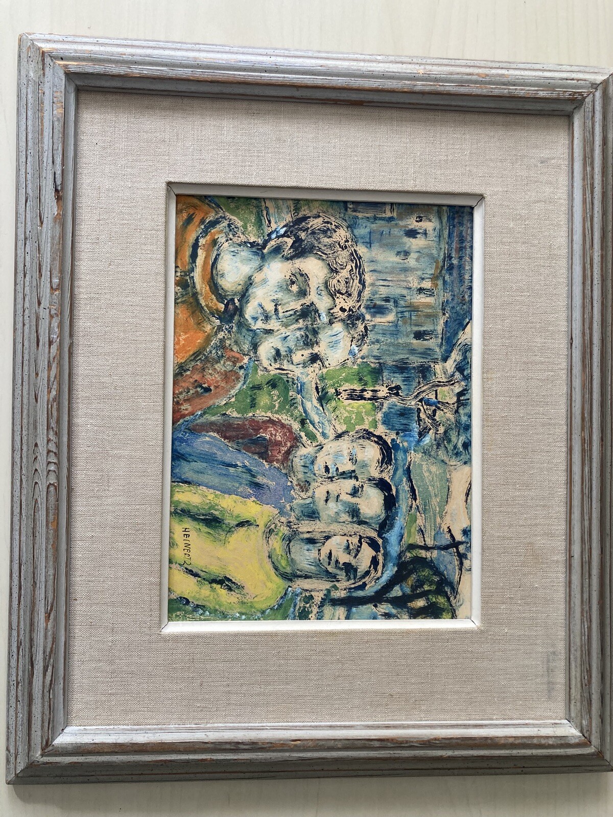 Free Ship – Erik Heinertz 1908-1965, Signed Vintage Oil, um 1950/60