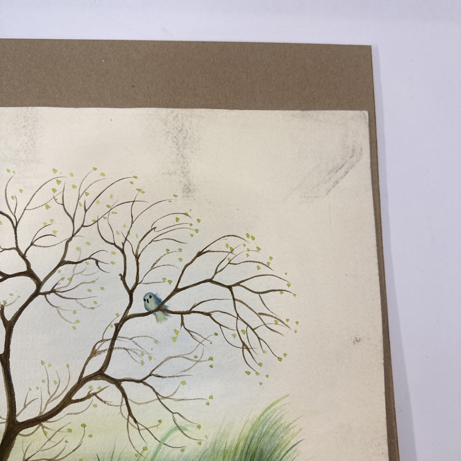 Original Garth Williams Signed Watercolor Illustration Over And Over Page 1 Art