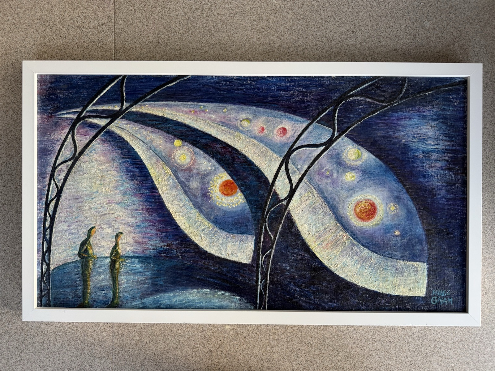 Outer Space 1950’s by Hugo Gnam Mystical Art Forgotten Master