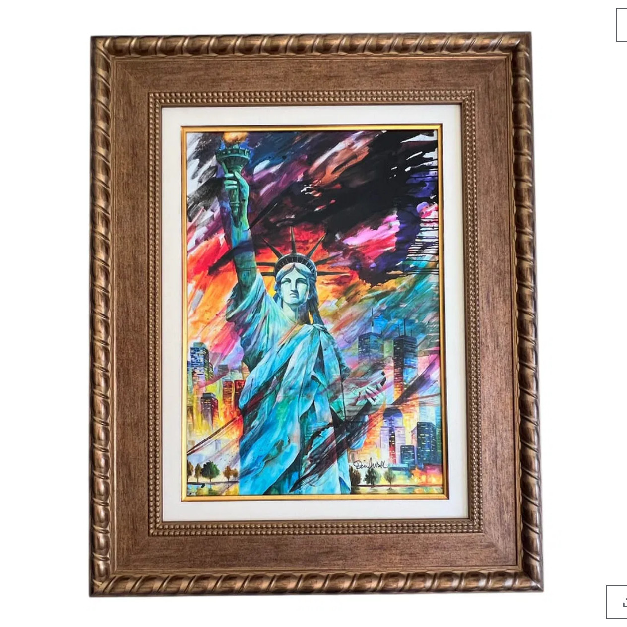 DANIEL WALL «Resilient Nation» Giclee/Canvas Hand-Embellished Signed & Numbered