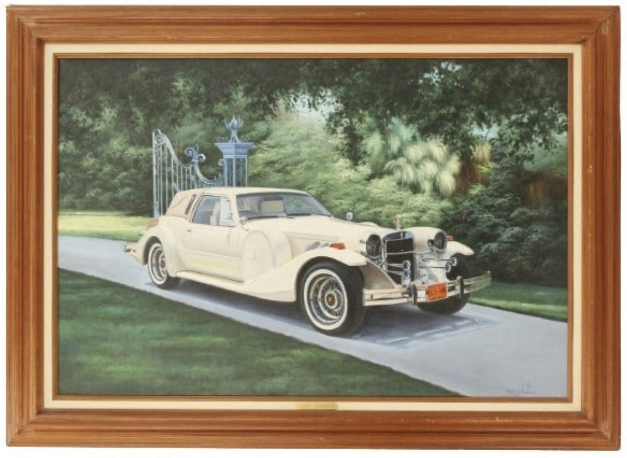 Ron Balaban (20th Century) American, Oil on Canvas 1982 Zimmer