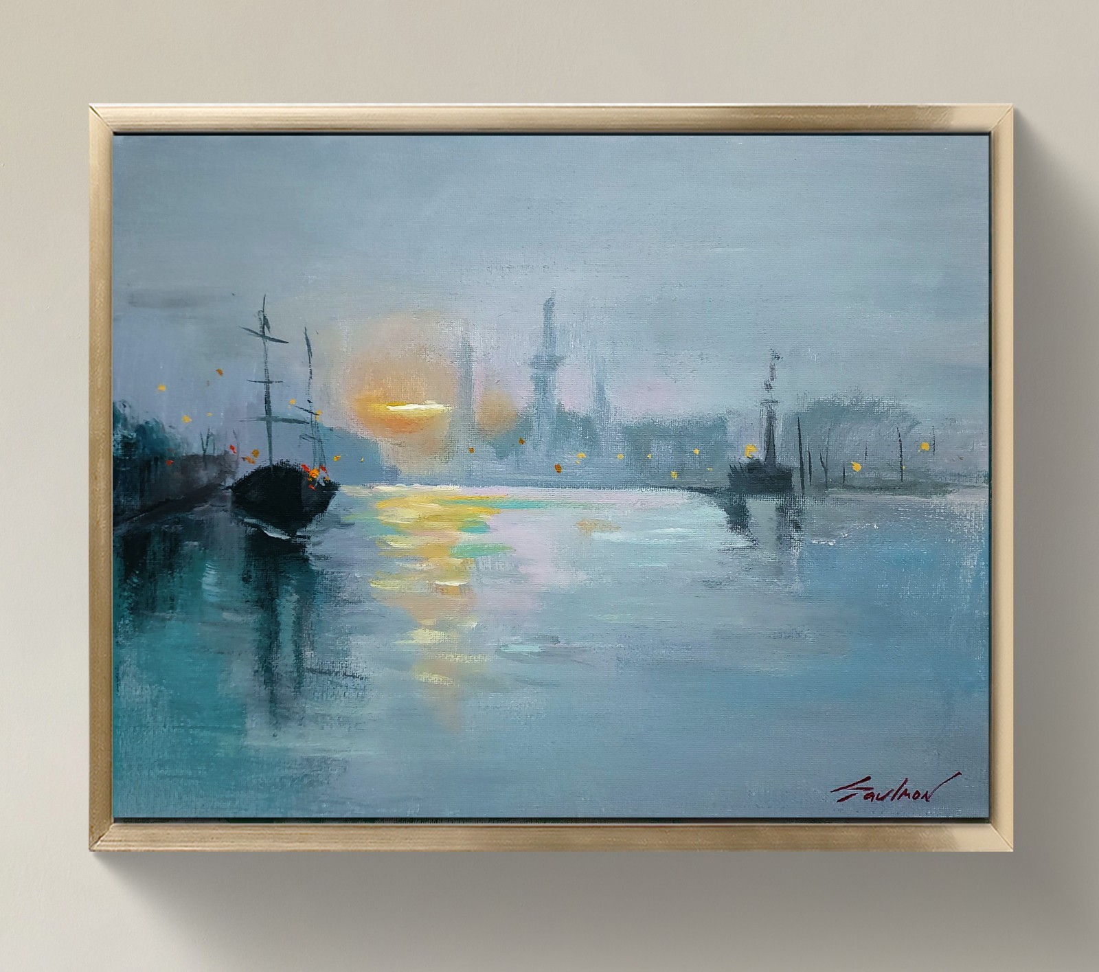 Original Impressionist Painting on 14×11 inch Canvas – Signed by the Artist
