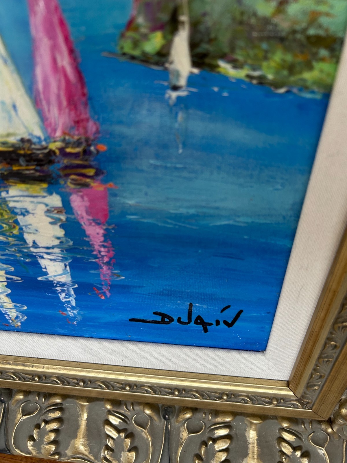 Power Colors, limited edition embellished giclee on canvas by Duaiv, 54×40