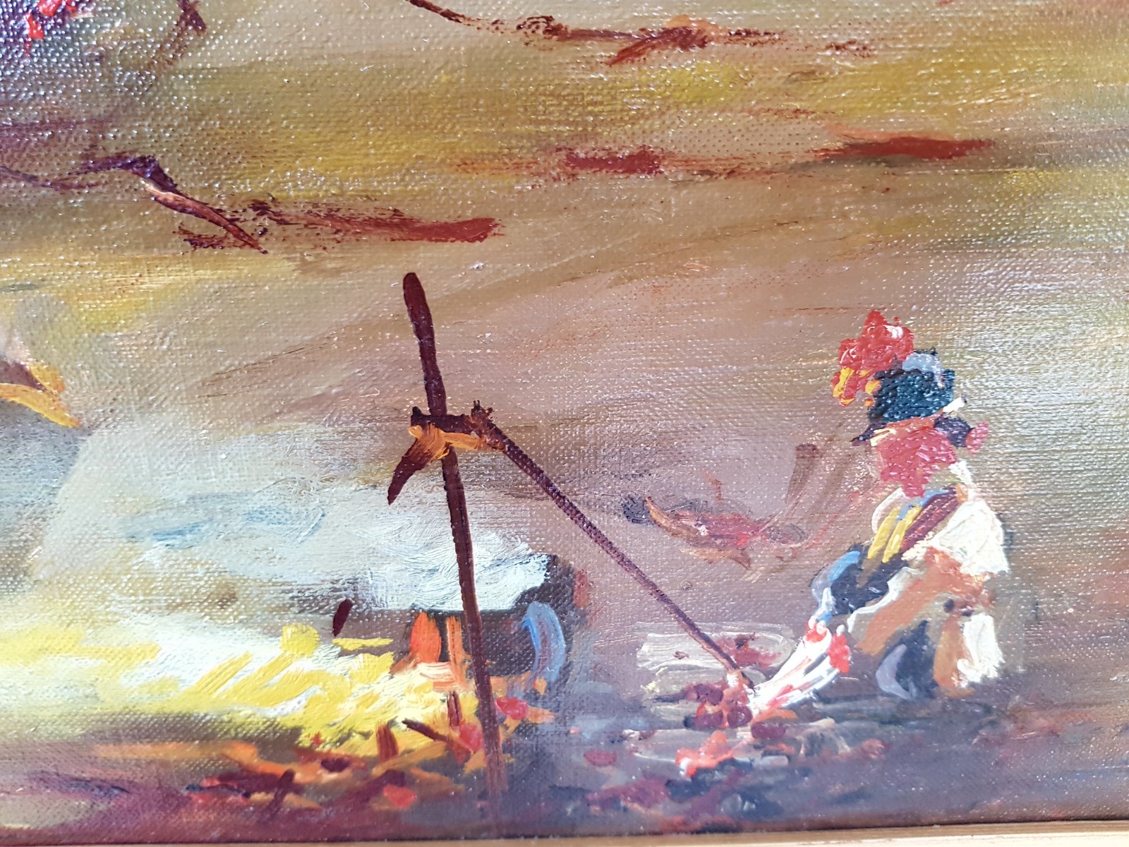 No.: 399 oil painting artwork with frame painting oil painting people abstract