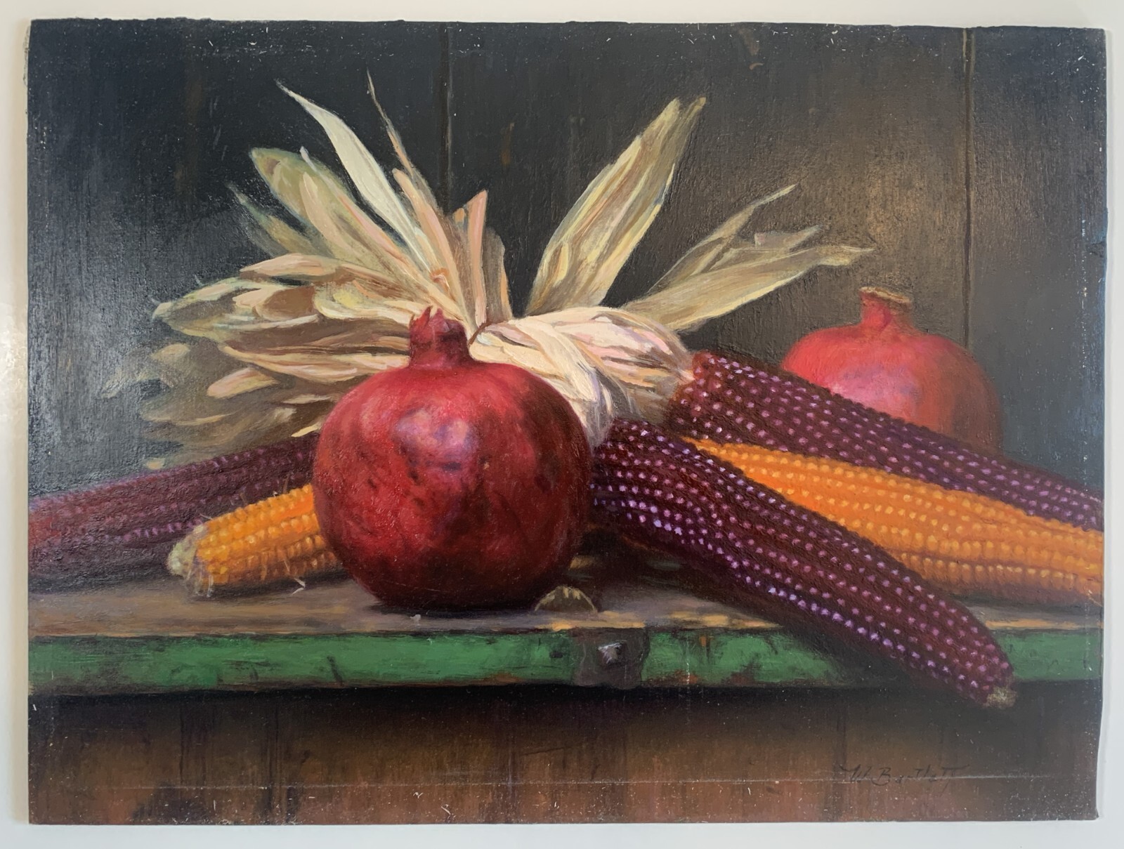 WILLIAM E BARTLETT B 1960 FINE ORIGINAL STILL LIFE PAINTING SIGNED