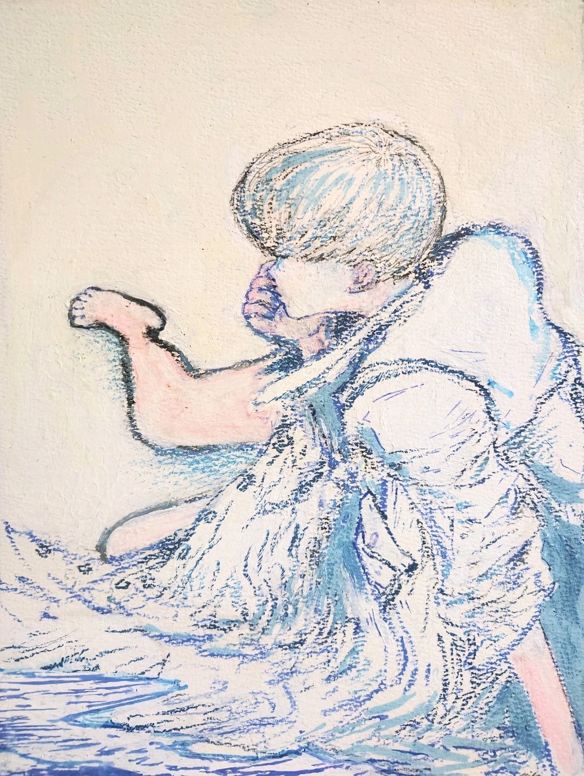 9 inch x 12 inch – Fashion/Figure Drawing – NO FRAME by A. Avila