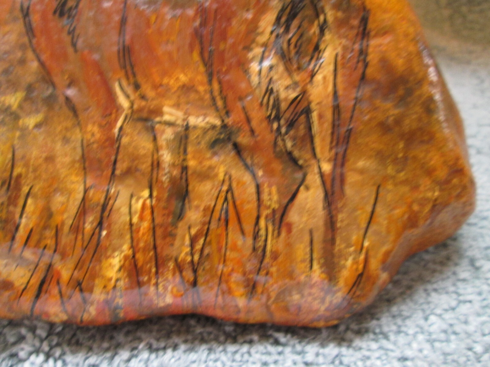1972 Joan Sears Miller, Uvalde, Texas, Texas artist, hill country buck on rock
