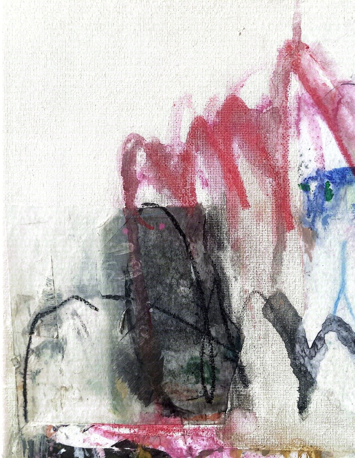 Hand Painted Original Abstract Acrylic 11×14 Canvas Painting, Holly Hammond