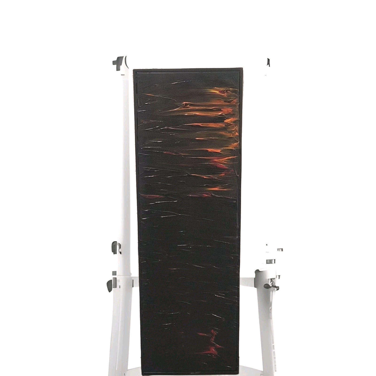 Fire Island , Trey Coppland Abstract on Canvas Black Framed 12+36 inches!