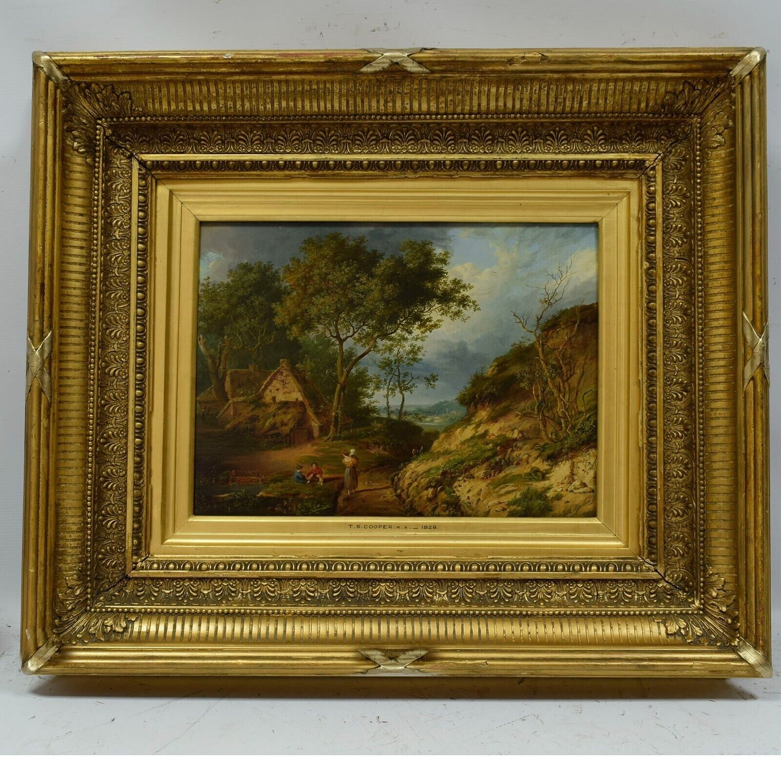 1828 T. S. COOPER (1806-1902) ARTPRICE up to €222,900 Old painting 27.5 x 23.6in