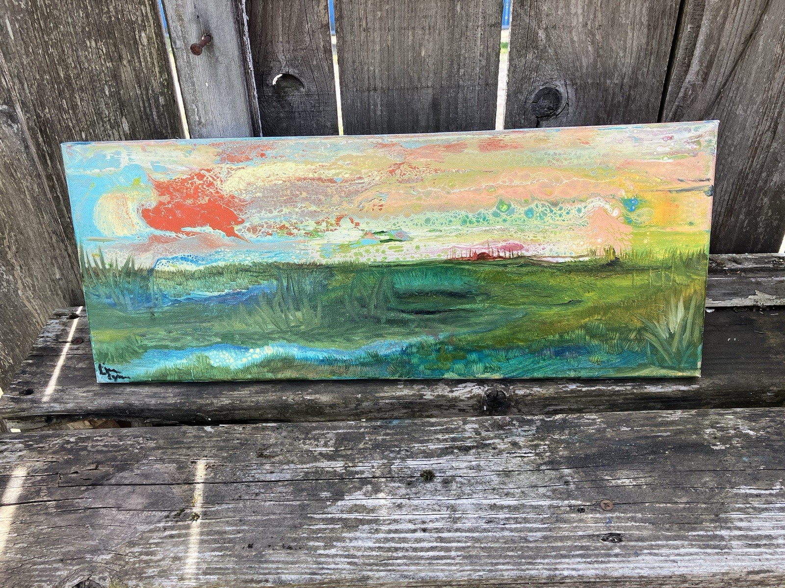 “Rural Glow” Oil Painting