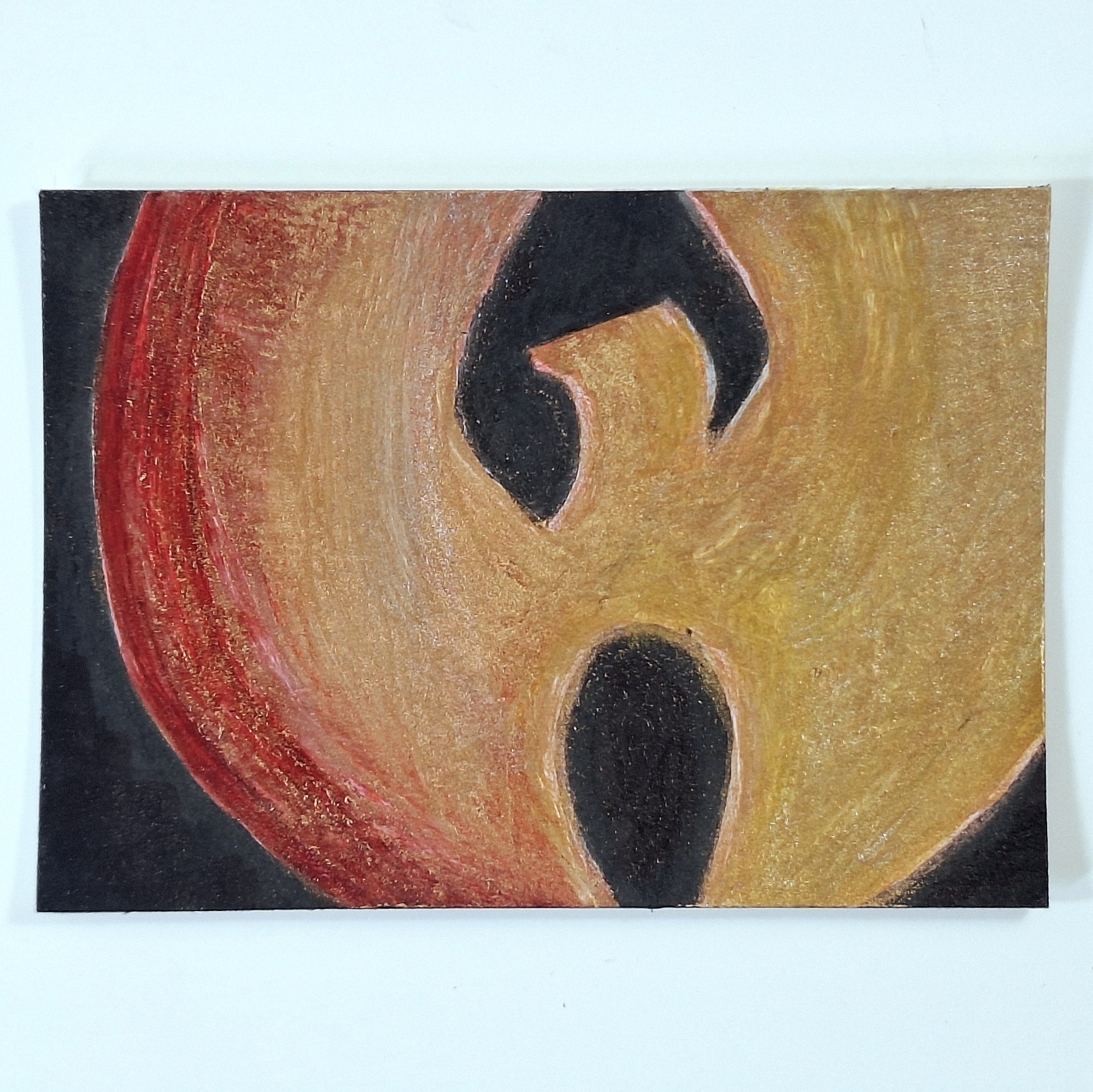 Handpainted Wu Tang W Logo Art Card 1/1 FREE SHIPPING