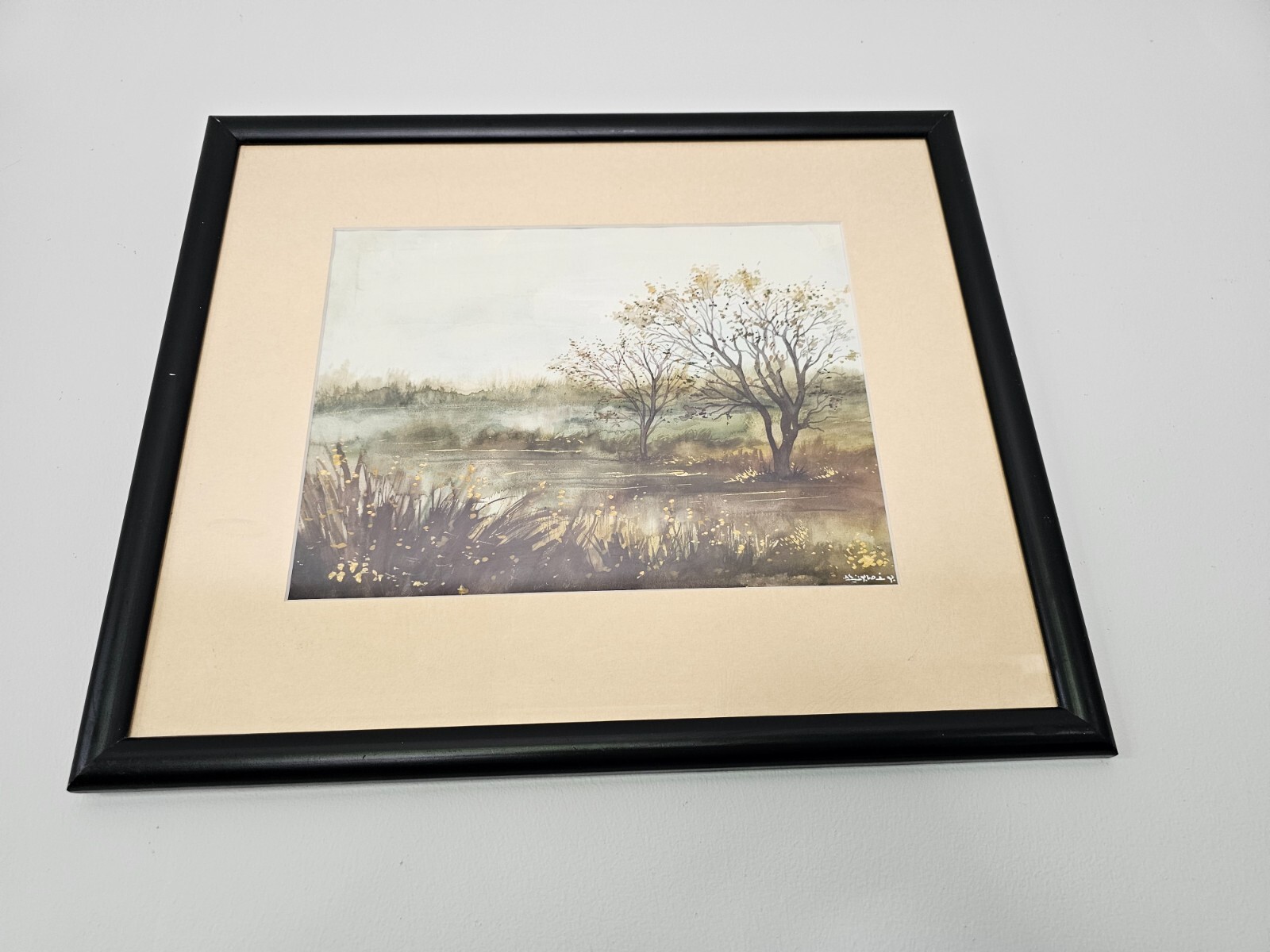Youssef Sabouni يوسف صابوني Landscape watercolor Painting SYR Fine Art 12 x 9.5″