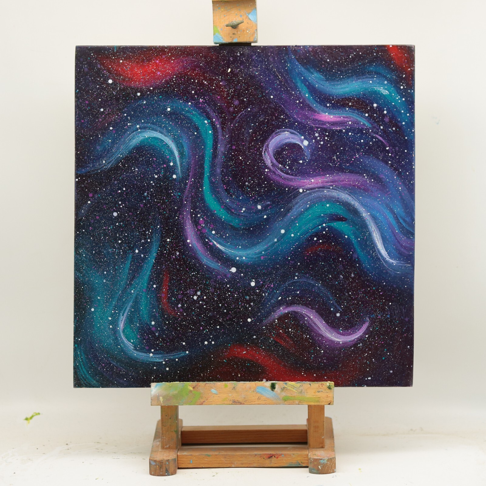 Galaxy Painting Space Painting Oil Original Space Art Outer Space Decor Galaxy