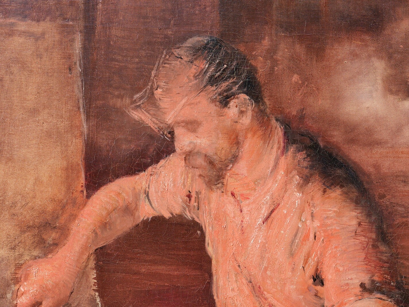 Lucien Jonas, Painting, Industry, Furnace, Foundry, Realism, Worker, Factory
