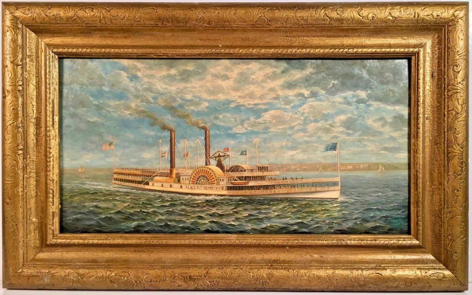 Listed Artist Albert Szatmar Nemethy Sr. (1920-1998) Signed Oil Painting