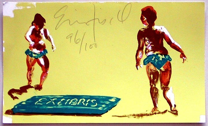 Eric Fischl “Ex-Libris” Artists’ Bookplates (SIGNED Limited Ed.)