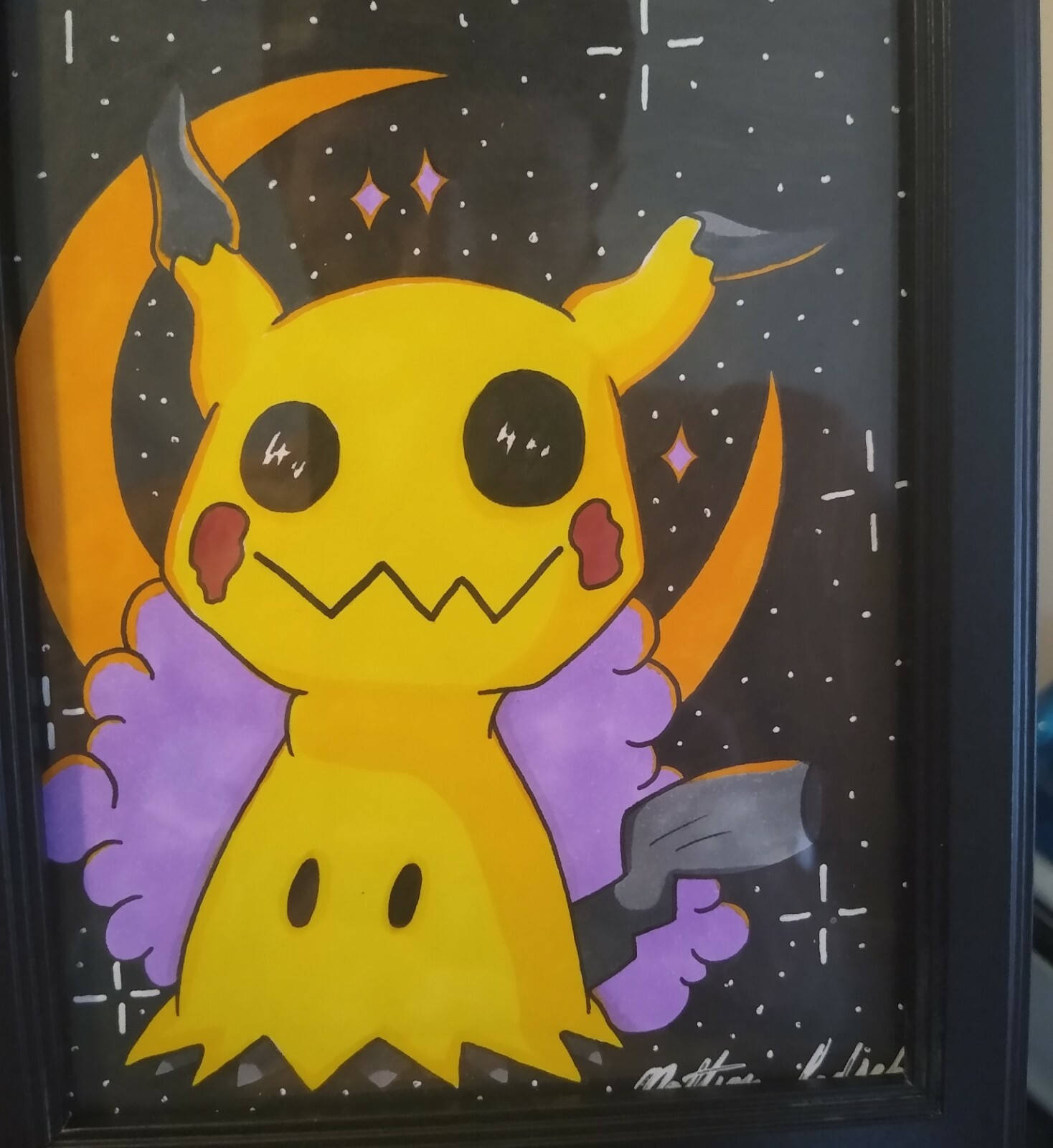 Custom video game Copic Marker Drawings Nintendo/Pokemon