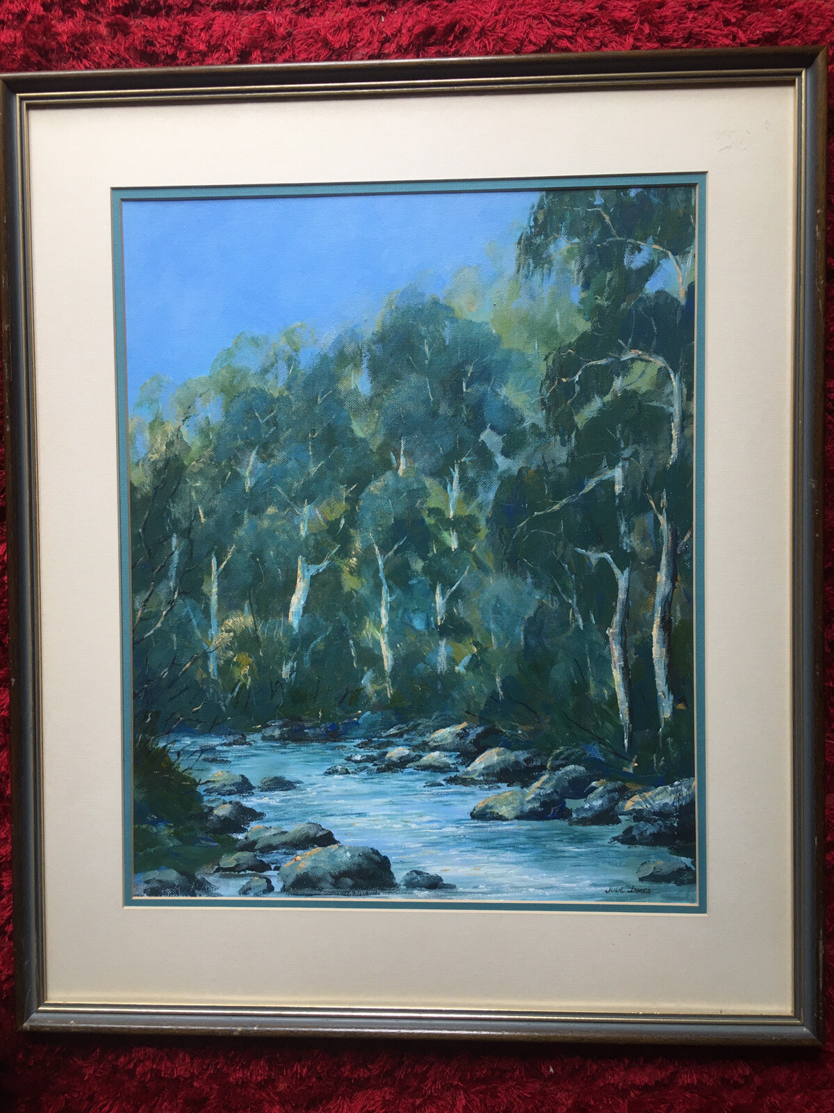 JULIE JAMES – AUSTRALIAN ORIGINAL OIL PAINTING – 1989