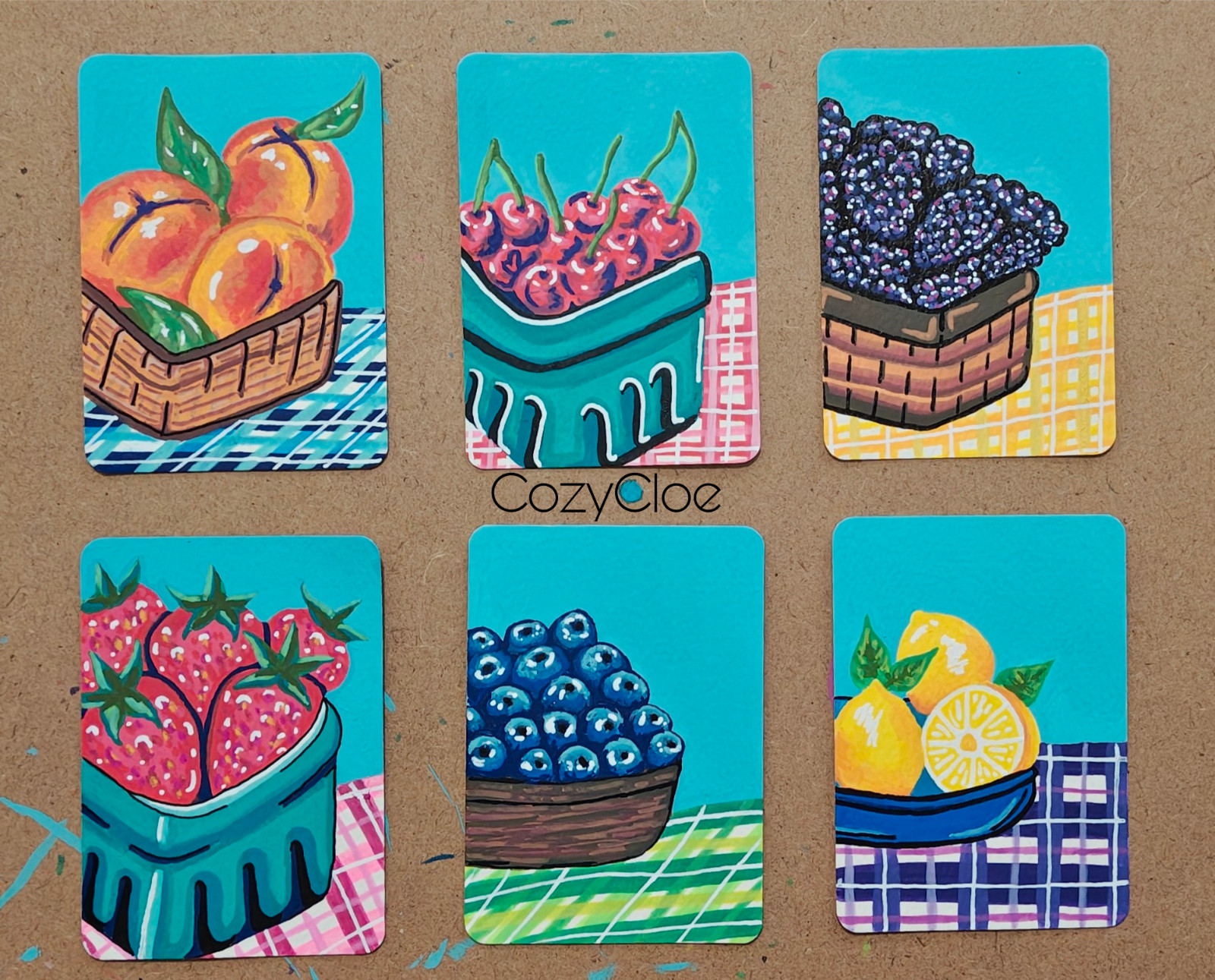 Blackberry Bramble | Farmers Market ACEO Series by CozyCloe