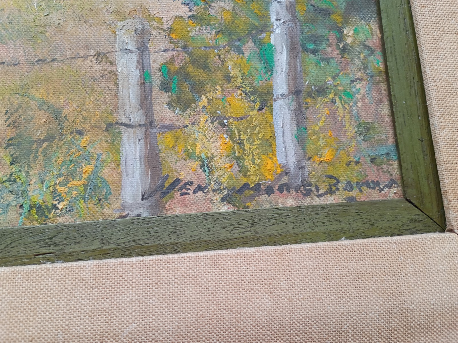 HENRY MARCEL BAKULA (1916-2000) ORIGINAL COUNTRY COWS LANDSCAPE OIL PAINTING