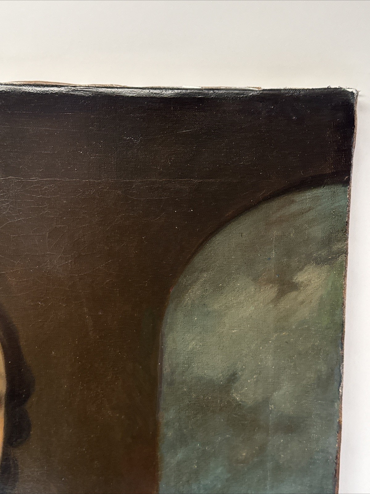 Old Master Painting Queen Crown Madonna Church Iconic 17th 18th Century Antique