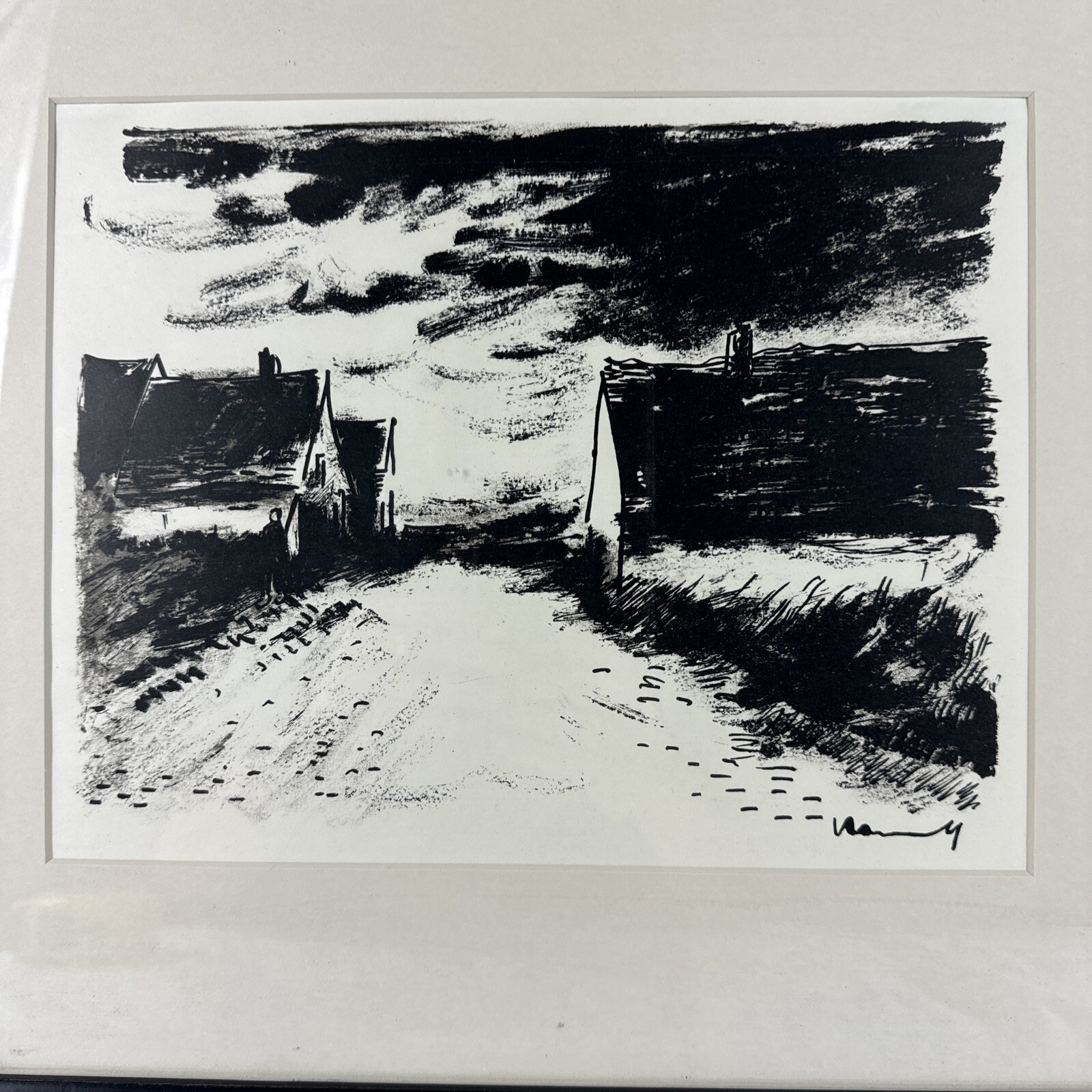 Maurice de Vlaminck Modernism Impressionism French Artist Maisons Dans La Beauce