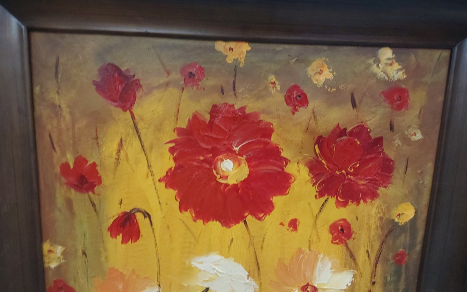 GORGEOUS FALL FLOWERS PAINTING BY TANG -43 IN X 31 IN