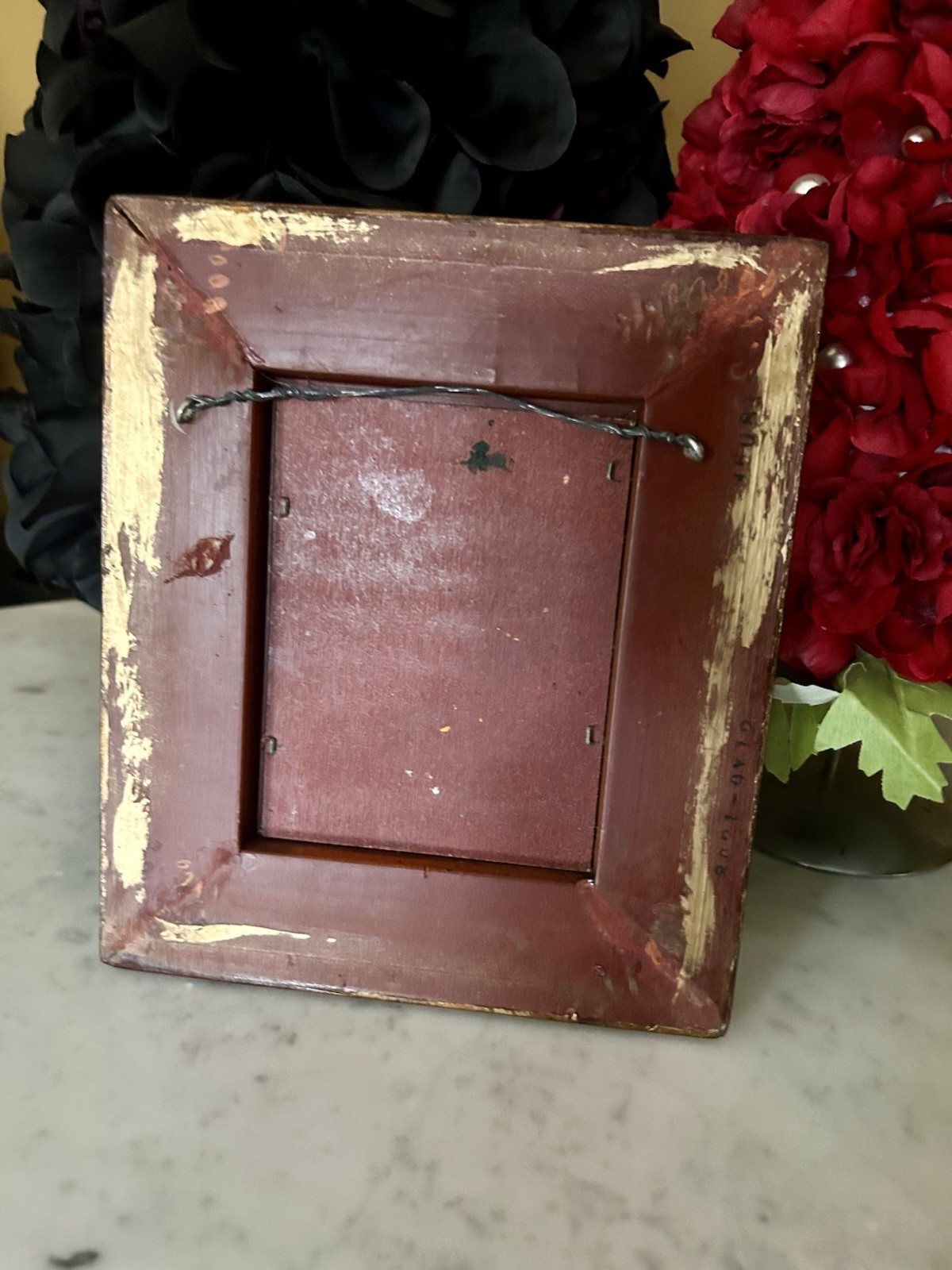 Gold Ornate Oil Painting Wood Square Picture Frame