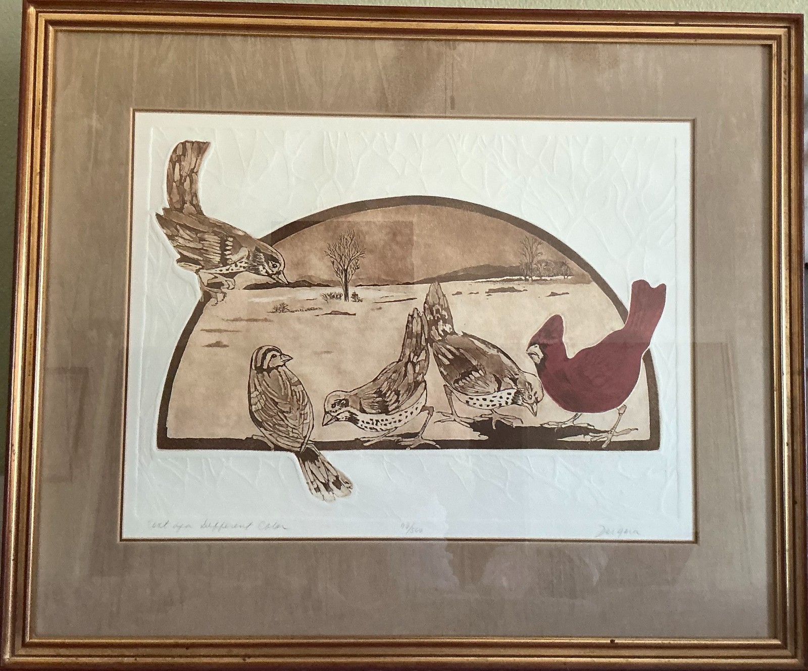 Ann DeGara Signed Limited Edition Etching 96/500 -1979 Original Print – With COA