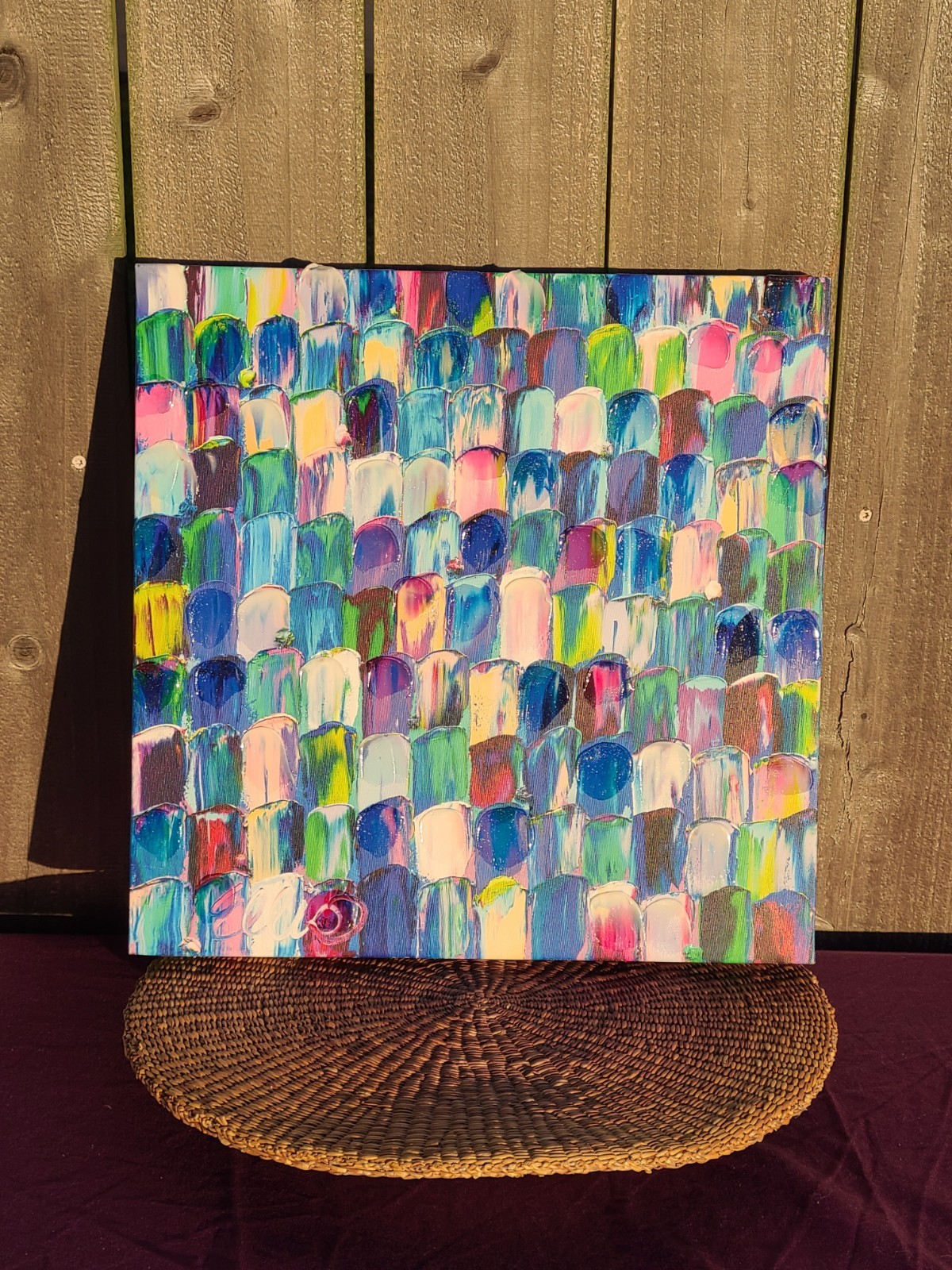 Melissa Ellis Original Palette Knife Painting Signed Art