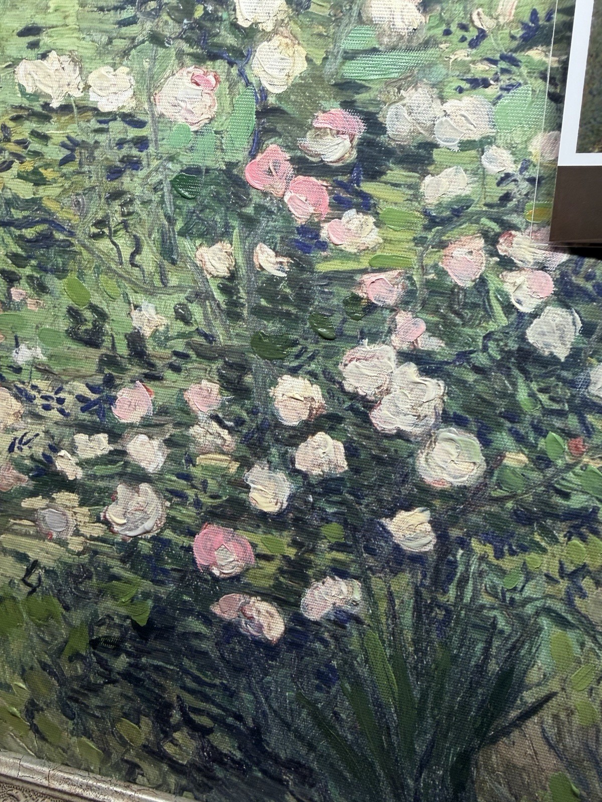 Roses by Vincent Van Gogh Vintage Style 14” X14” Framed Art Painting New
