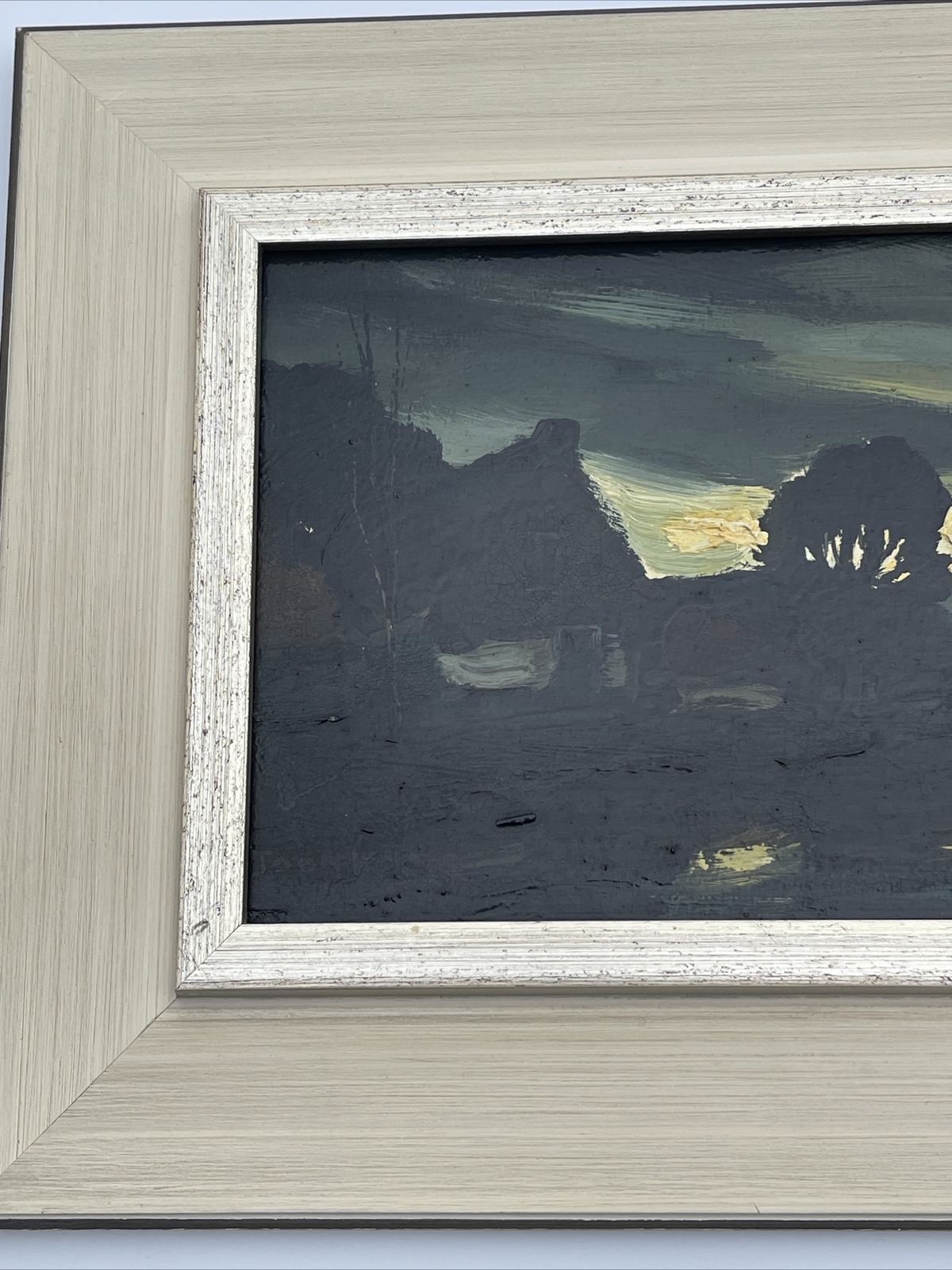 Toon Koster Painting Expressionist Landscape Holland Modernist Listed NIGHT SKY