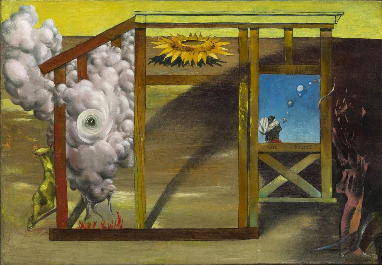 DOROTHEA TANNING ARTIST OIL PAINTING..